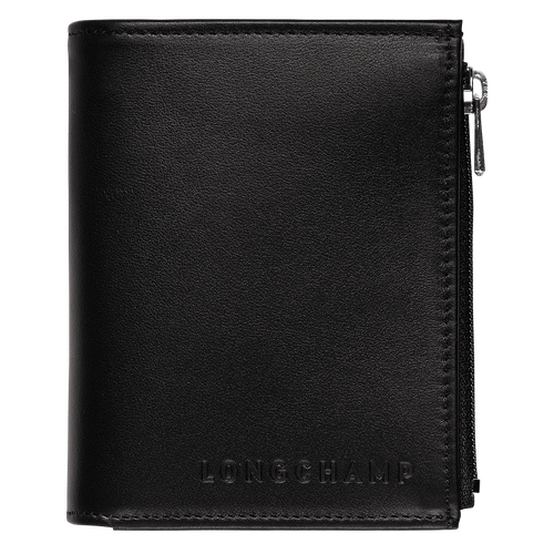 Black Women's Longchamp Baxi Leather Wallets | 2716398-XI - Exclusive Outlet Sale