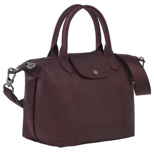 Red Women's Longchamp Le Pliage Cuir S Leather Top-handle Bags | 4925607-KN