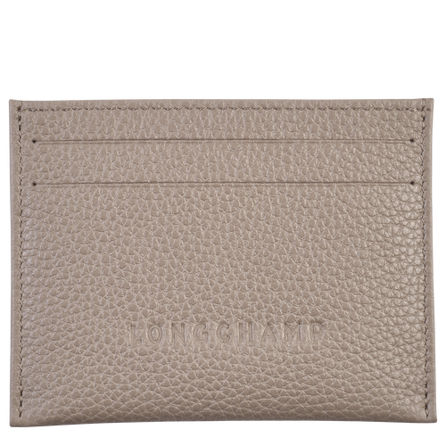 Grey Women's Longchamp Le Foulonné Leather Cardholders | 7164289-TK
