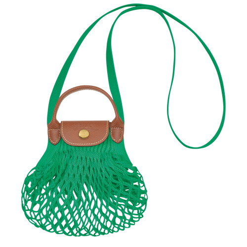 Green Women's Longchamp Le Pliage Filet XS Canvas Pouches | 1083265-JM