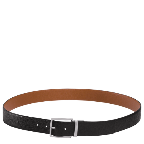 Multicolor Men's Longchamp Le Foulonné Leather Belts | 4295036-PL