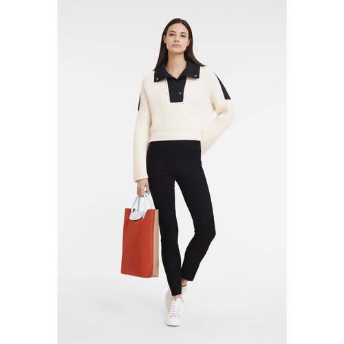Orange Women's Longchamp Le Pliage Re-Play Canvas Top-handle Bags | 2769305-IA