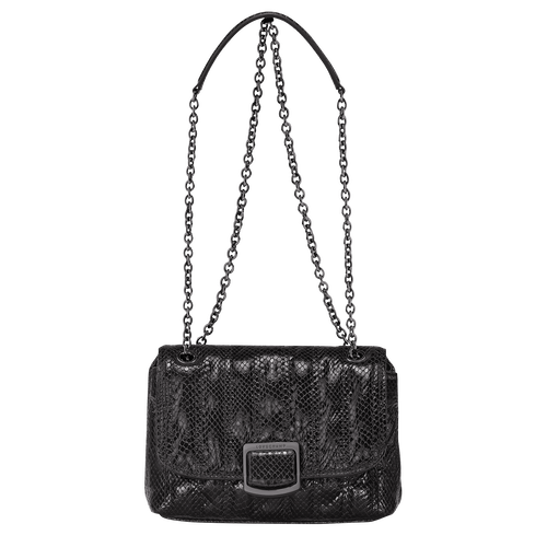 Black Women's Longchamp Brioche S Leather Crossbody Bags | 5324068-YG