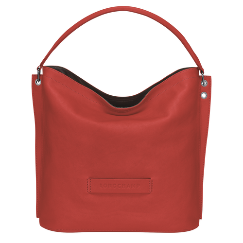 Orange Women's Longchamp 3D Leather Shoulder Bags | 8572091-GI