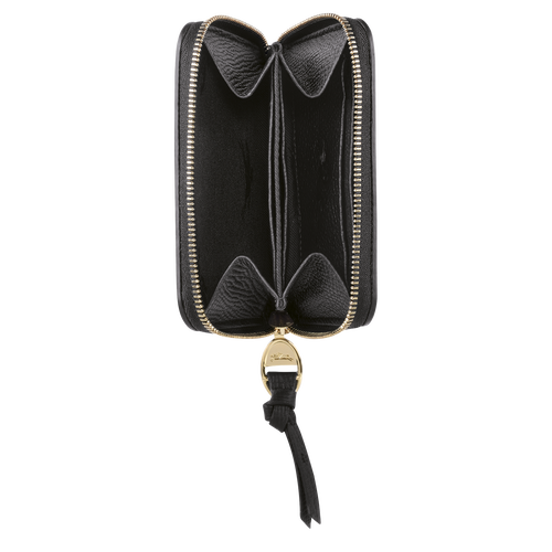 Black Women's Longchamp Mailbox Leather Coin Purses | 6230175-ET