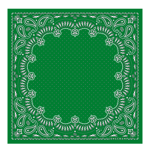 Green Women's Longchamp Fall-Winter 2022 Collection Silk Silk Scarves | 9047613-MT