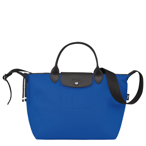 Blue Women's Longchamp Le Pliage Energy M Canvas, Recycled canvas Top-handle Bags | 0594236-VQ