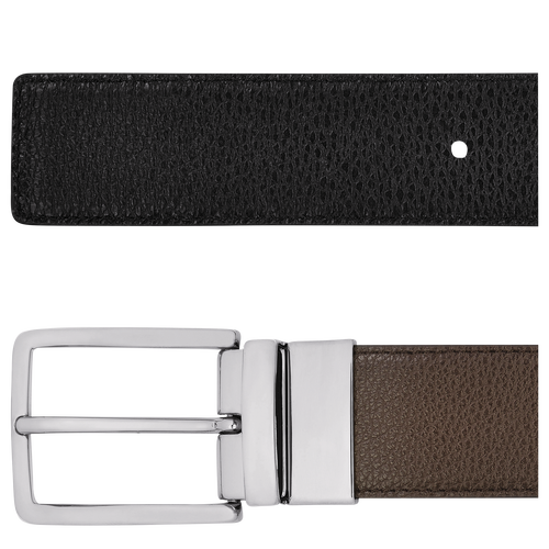 Multicolor Men's Longchamp Le Foulonné Leather Belts | 7182095-CY