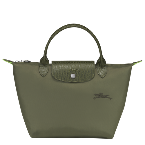 Green Women's Longchamp Le Pliage Green S Canvas, Recycled canvas Top-handle Bags | 3241570-GH