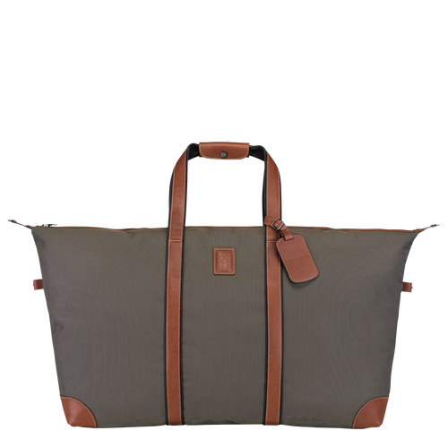 Brown Women's Longchamp Boxford Canvas Travel Bags | 6293145-EG