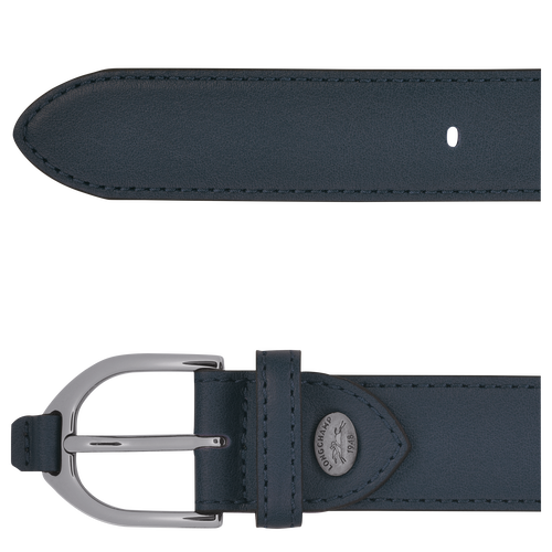 Blue Women's Longchamp 3D Leather Belts | 4208719-UC