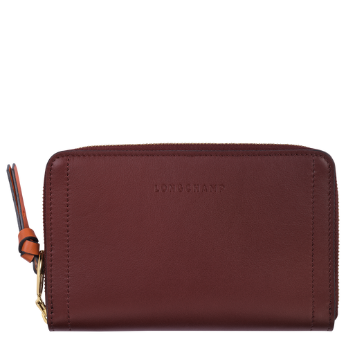 Black Women's Longchamp Mailbox Leather Wallets | 4061285-AV - Exclusive Outlet Sale