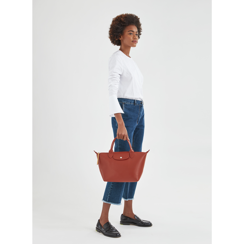 Orange Women's Longchamp Le Pliage City S Canvas Top-handle Bags | 4318657-TD