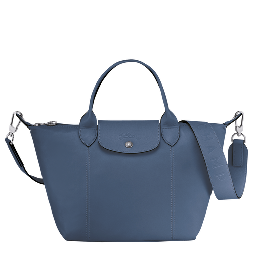 Blue Women's Longchamp Le Pliage Cuir S Leather Top-handle Bags | 4307681-UE