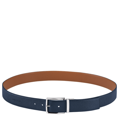 Multicolor Men's Longchamp Le Foulonné Leather Belts | 8240967-NM