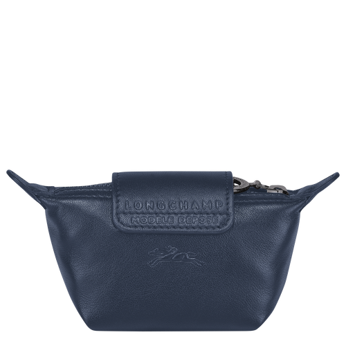 Blue Women's Longchamp Le Pliage Cuir Leather Coin Purses | 6235870-HI