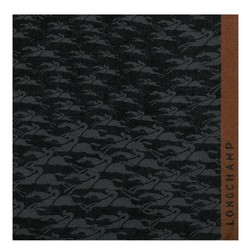 Sale on Black Men's Longchamp Fall-Winter 2022 Collection Other Stoles | 6015837-JV - Shop Now