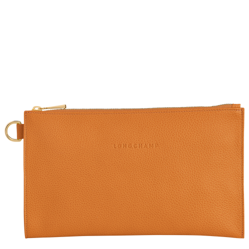 Orange Women's Longchamp Le Foulonné Leather Pouches | 7496053-CJ