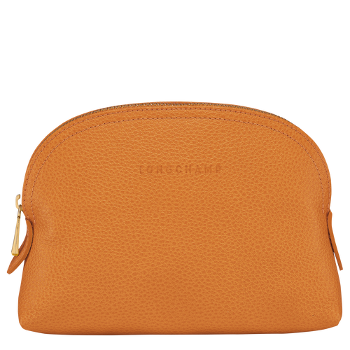 Orange Women's Longchamp Le Foulonné Leather Pouches | 8437106-SR