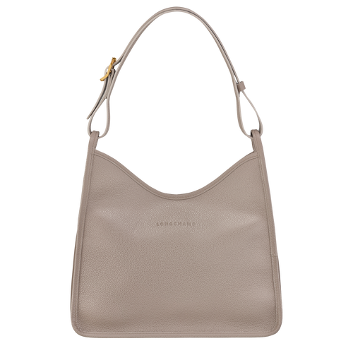 Grey Women's Longchamp Le Foulonné Leather Shoulder Bags | 9734051-FK