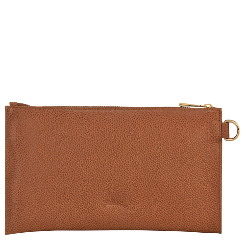 Brown Women's Longchamp Le Foulonné Leather Pouches | 2645893-AL