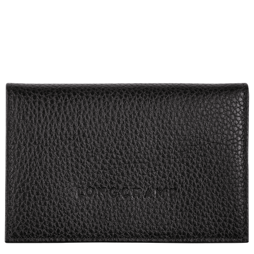 Black Men's Longchamp Le Foulonné Leather Cardholders | 4592108-UI