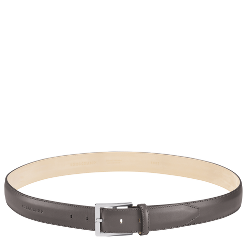 Grey Men's Longchamp Végétal Leather Belts | 6951043-VY
