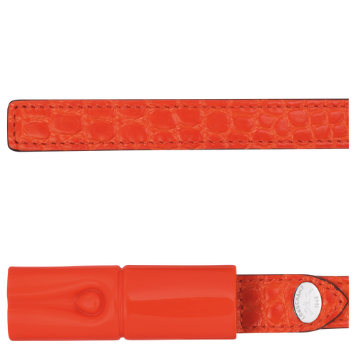 Orange Women's Longchamp Roseau Leather Belts | 3468910-PN