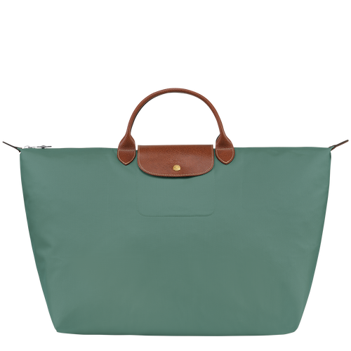 Green Women's Longchamp Le Pliage Original L Canvas, Recycled canvas Travel Bags | 0683127-VA