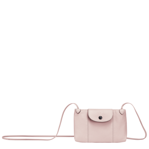 Pink Women's Longchamp Le Pliage Cuir Leather Crossbody Bags | 9135024-GR