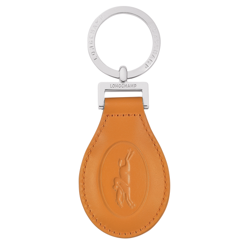 Orange Men's Longchamp Le Foulonné Leather Key Rings | 8629741-HC