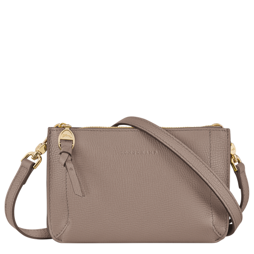 Beige Women's Longchamp Mailbox Leather Crossbody Bags | 0783251-WD