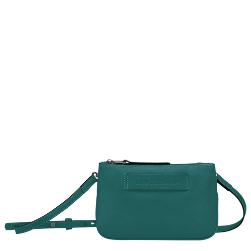 Green Women's Longchamp 3D Leather Crossbody Bags | 0976283-RP
