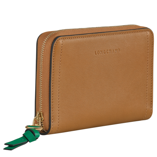 Black Women's Longchamp Mailbox Leather Compact Wallets | 3801275-NH