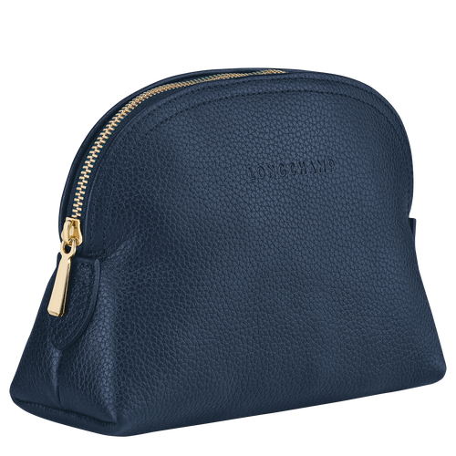 Blue Women's Longchamp Le Foulonné Leather Pouches | 5034817-TL