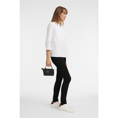 Black Women's Longchamp Le Pliage Green Canvas, Recycled canvas Pouches | 5046837-SH
