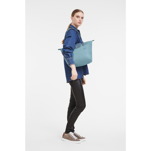 Blue Women's Longchamp Le Pliage Green S Canvas, Recycled canvas Shoulder Bags | 7263518-SJ