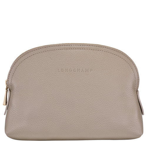 Grey Women's Longchamp Le Foulonné Leather Pouches | 3541082-TA