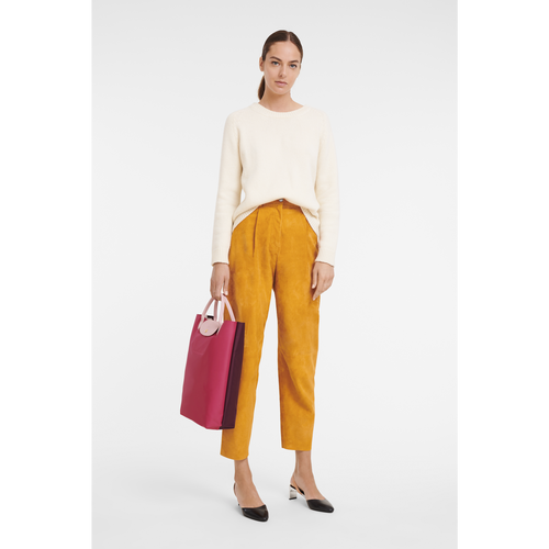 Pink Women's Longchamp Le Pliage Re-Play Canvas Top-handle Bags | 2065914-YK