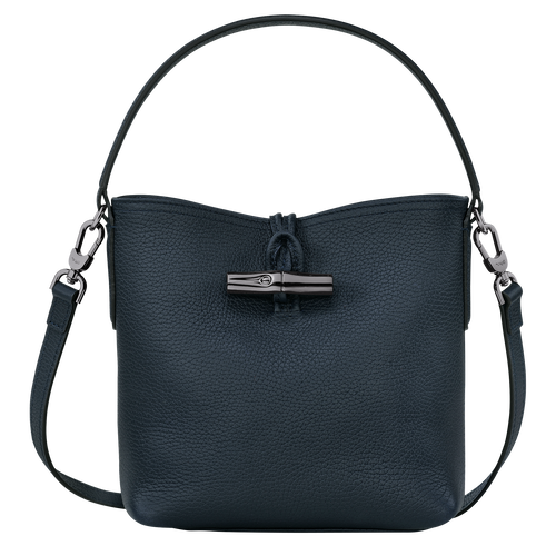 Blue Women's Longchamp Roseau Essential S Leather Crossbody Bags | 8214396-LI