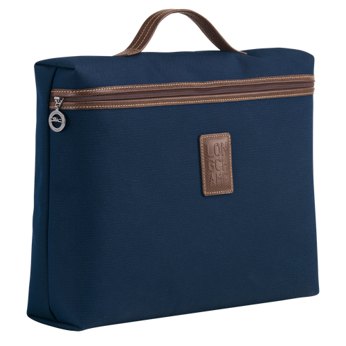 Blue Men's Longchamp Boxford S Canvas Briefcase | 7134086-AP