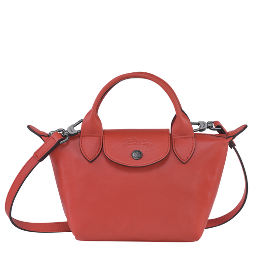 Orange Women's Longchamp Le Pliage Cuir XS Leather Top-handle Bags | 6087513-WB