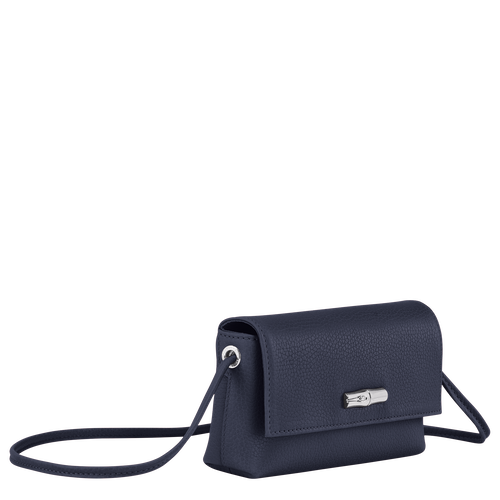 Blue Women's Longchamp Roseau Essential Leather Pouches | 9315467-GS