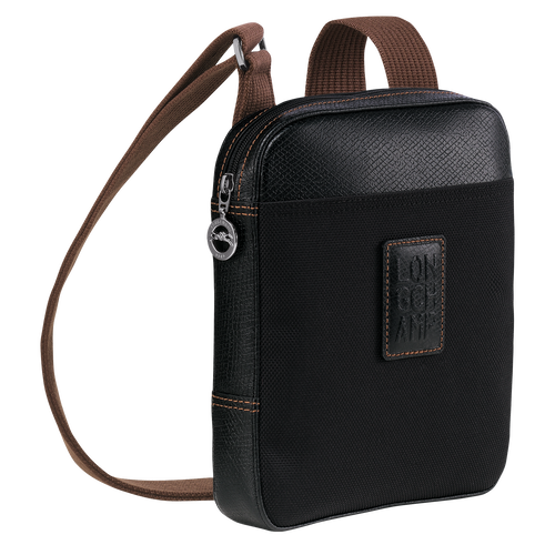 Black Men's Longchamp Boxford S Canvas Crossbody Bags | 3682491-HD