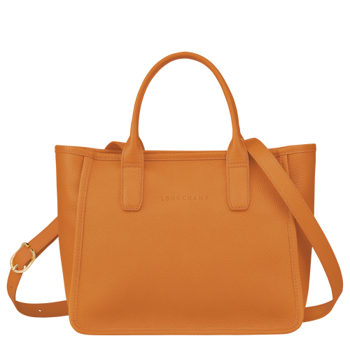 Orange Women's Longchamp Le Foulonné Leather Top-handle Bags | 8265739-LH