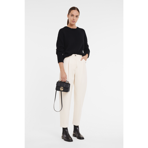 Black Women's Longchamp Box-Trot XS Leather Crossbody Bags | 7954306-GD