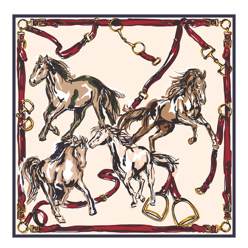 Beige Women's Longchamp Fall-Winter 2022 Collection Silk Silk Scarves | 8142930-PN