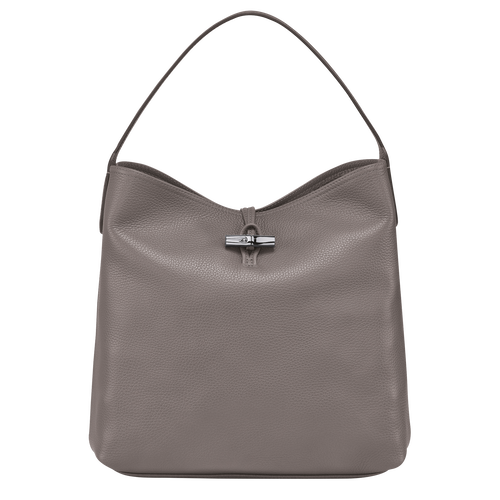 Grey Women's Longchamp Roseau Essential Leather Shoulder Bags | 5036192-QI
