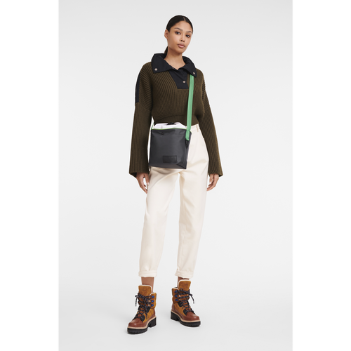 Grey Women's Longchamp Le Pliage Collection Canvas Shoulder Bags | 0347689-RK