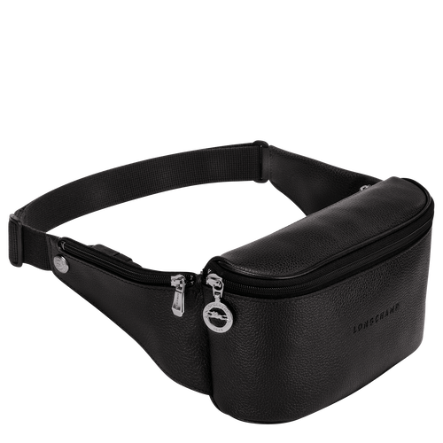 Black Women's Longchamp Le Foulonné Leather Belt Bags | 5716248-BZ